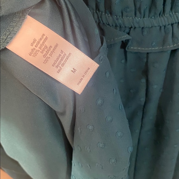 Maurices Deep Green Sheer Long Sleeve Dress NWTs - Picture 13 of 13